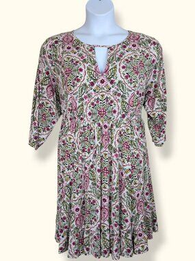 Torrid Floral Challis Skater Dress